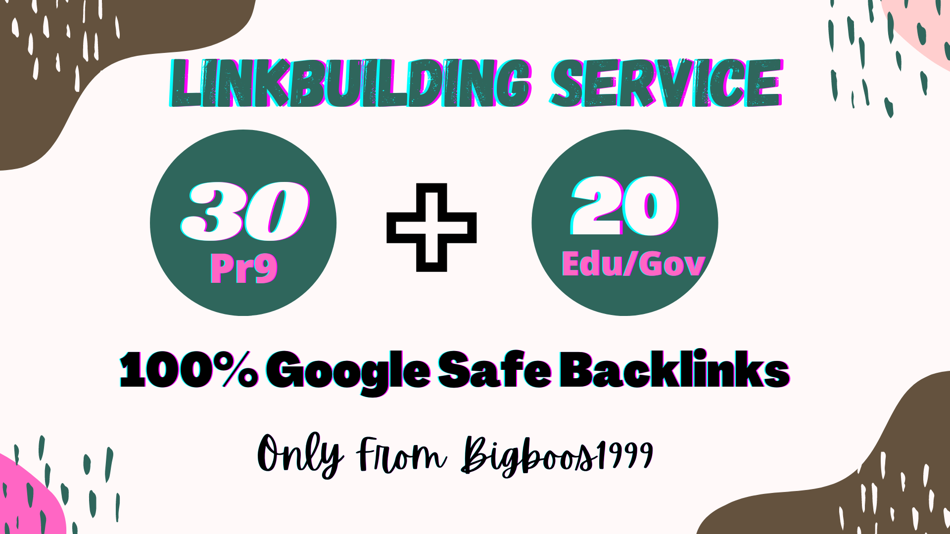 I will manually do 30 PR9 + 20 Edu/Gov High SEO Autho...