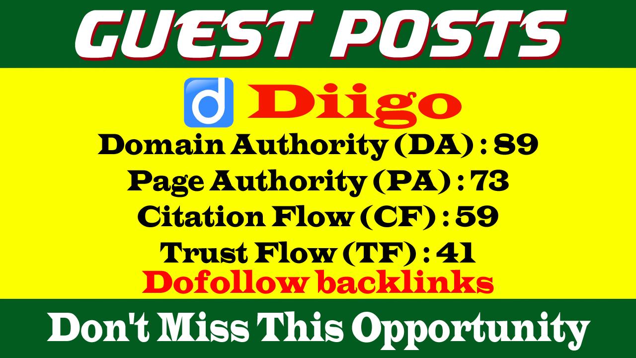 Write & Publish a guest post on Diigo-Diigo. com-...