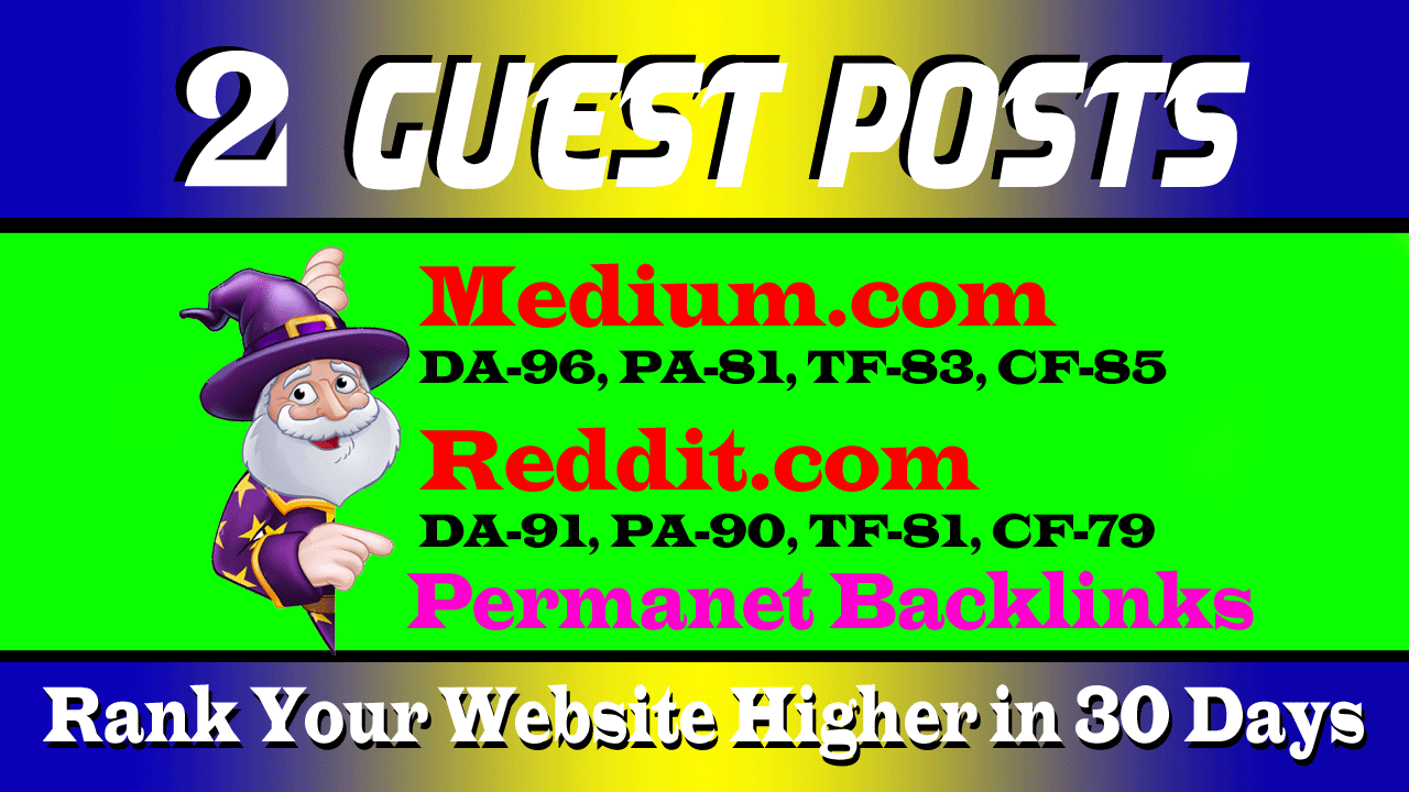 Write And Publish Guest Post On Reddit. com & Med...