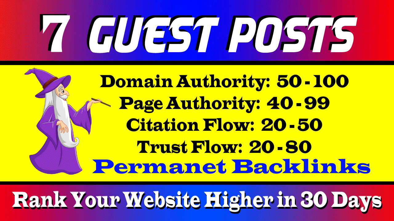 7 Guest Posts on High DA Sites to Boost your SEO Rank...