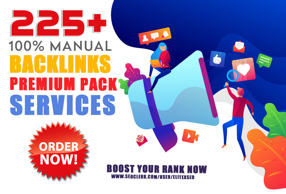 225 Dofollow SEO Backlinks on High DA site to Rank yo...