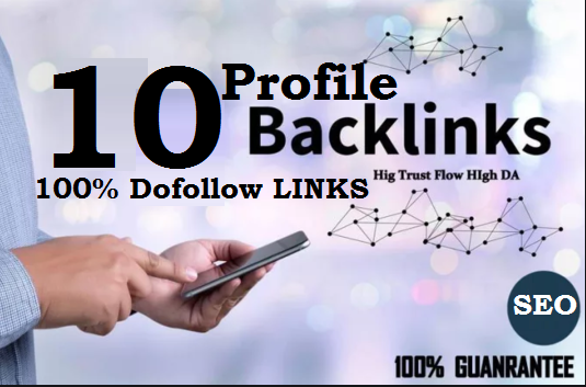 Manually Do 10 Dofollow Profile Backlinks High DA 50 ...
