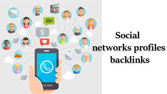 create 1000 Social networks profiles backlinks