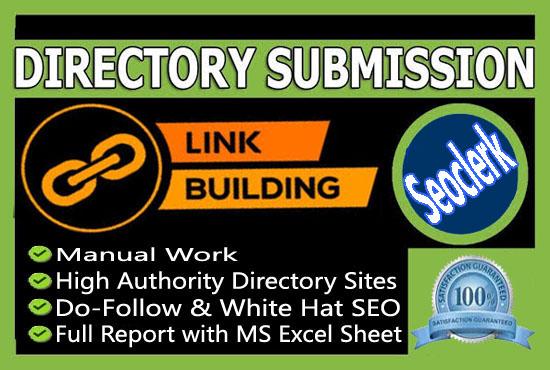 i will create 30 Dofollow Directory Submissions with ...