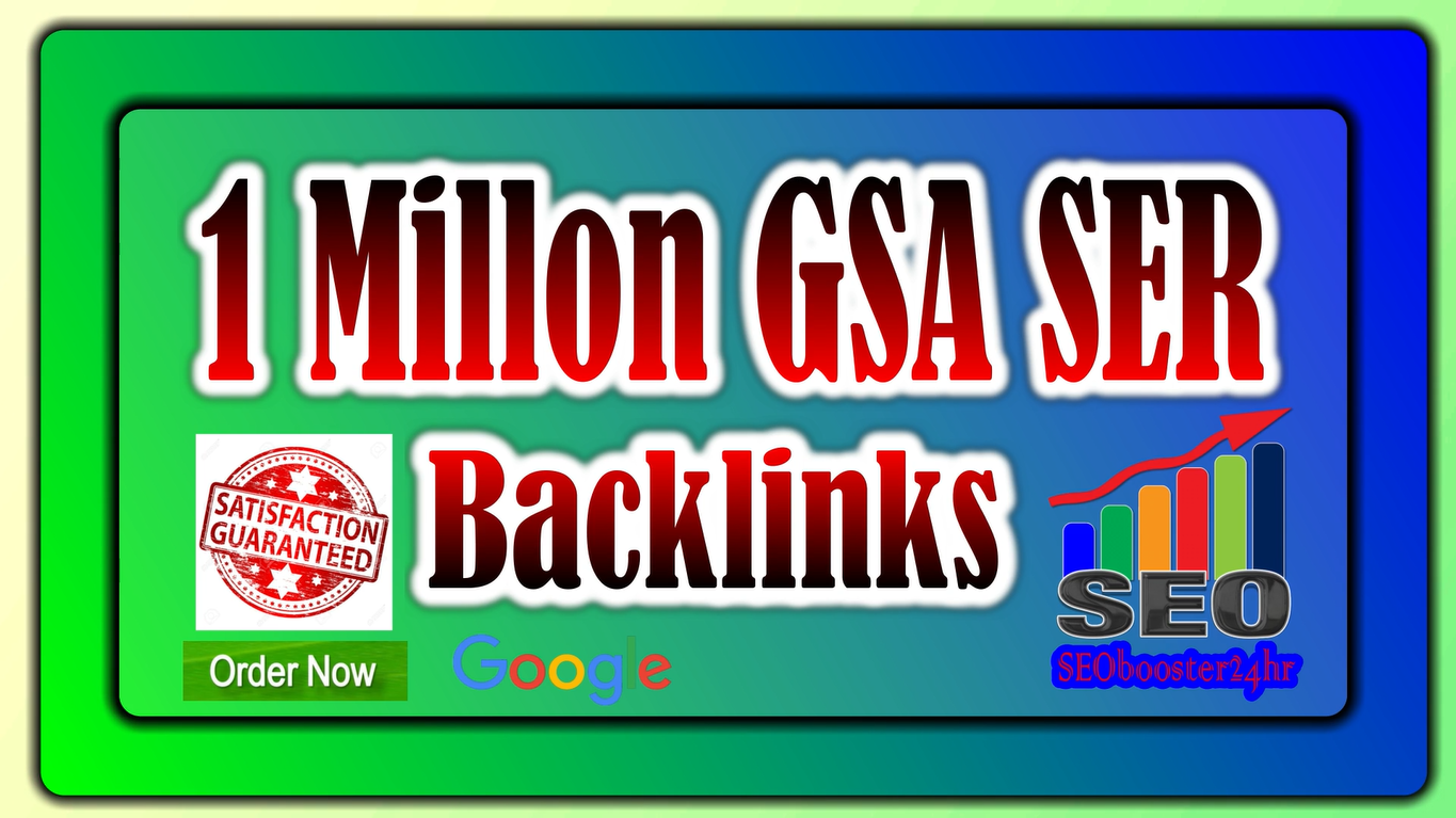 1 Million GSA SER Verified Backlinks For Firster inde...