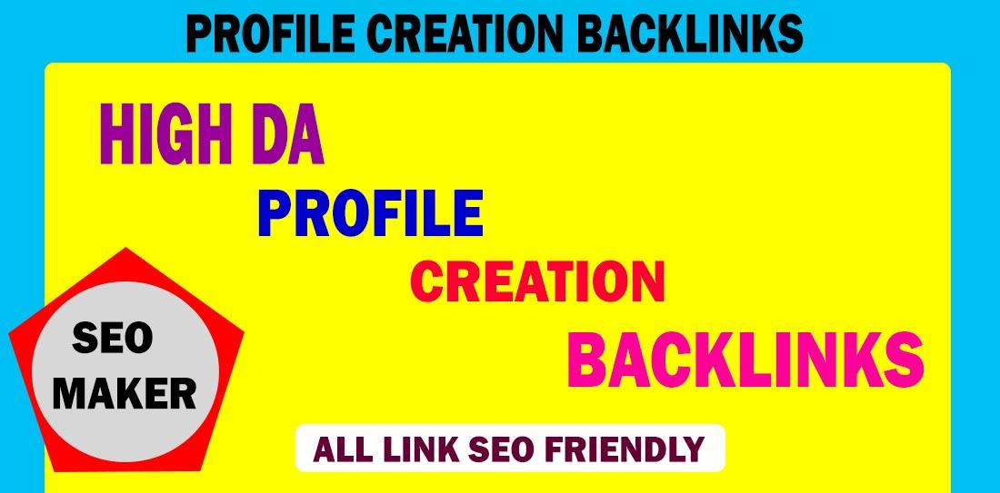 I will create 20 high authority profiles setup and pr...
