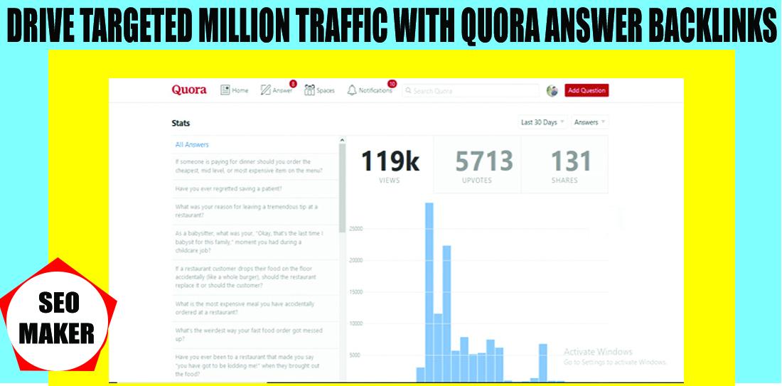 Drive Unlimited targeted traffic with answer 6 backli...