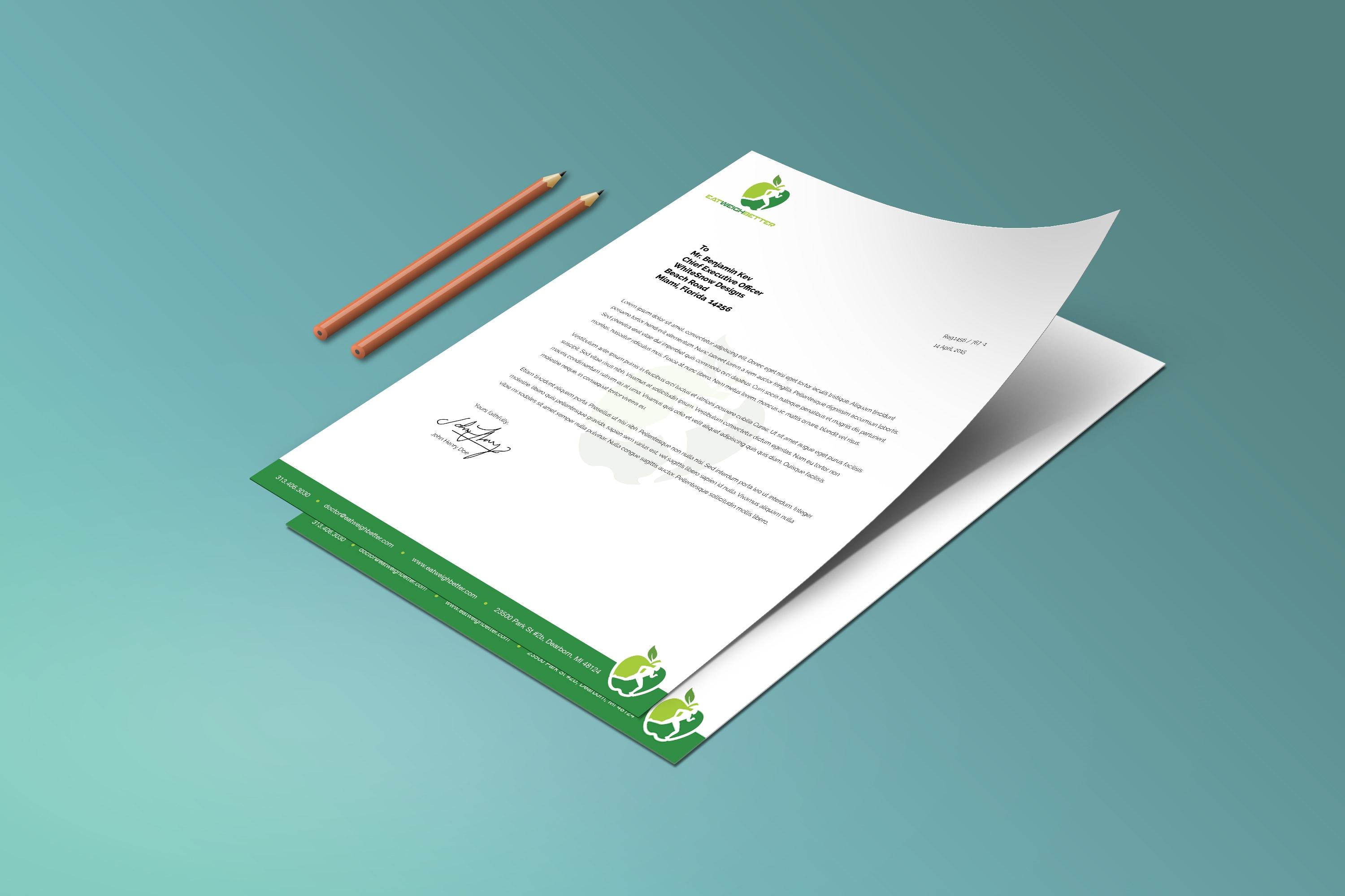 I can design a unique professional letterhead for com...