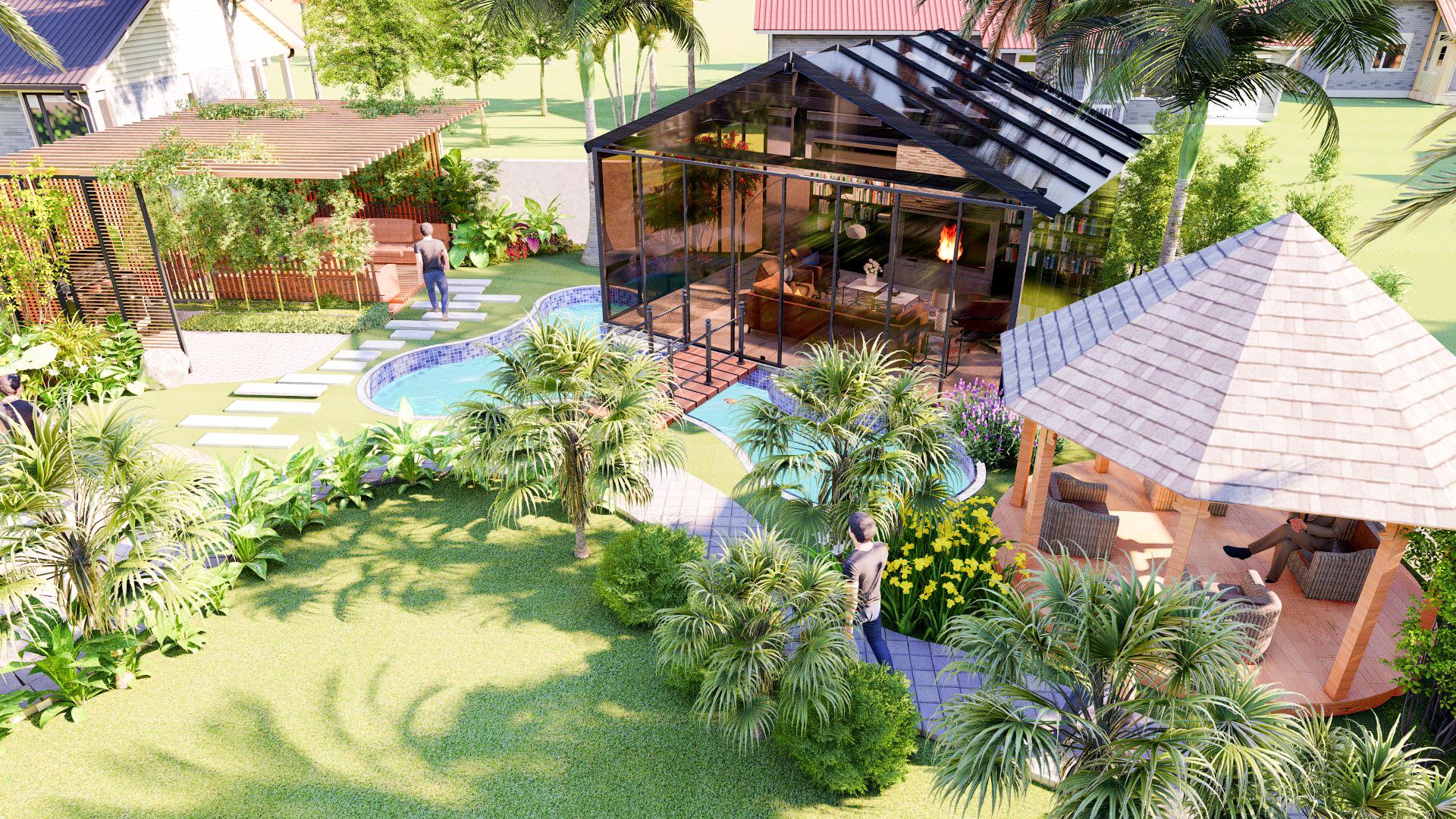 create architecture 2d, 3d site plan and landscape d...