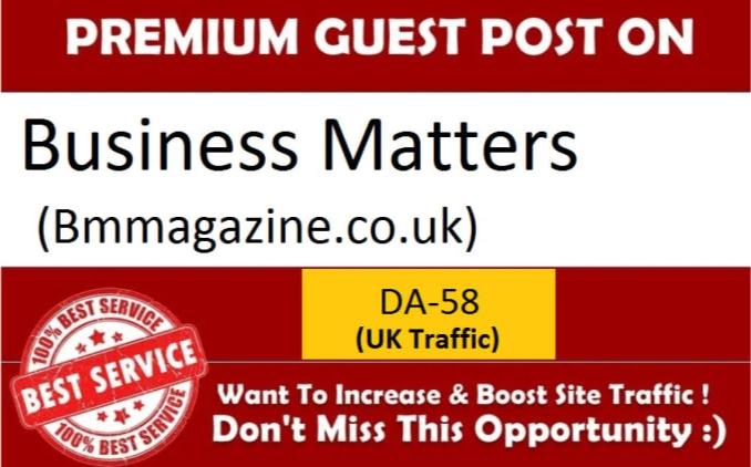 Do guest post bmmagazine. co. uk da 58