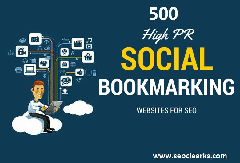 I will submit manually high quality 500 bookmarking o...