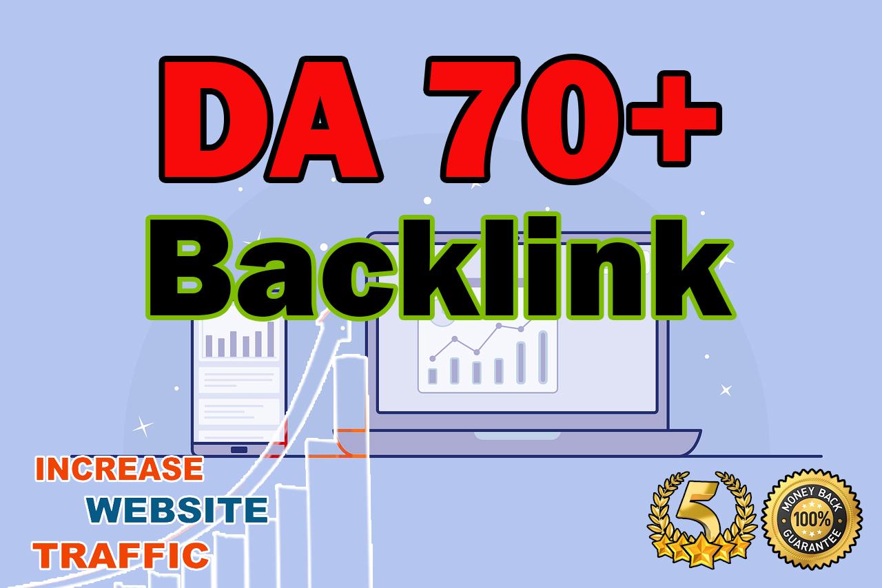 PR9 - DA Domain Authority 70+ HIGH QUALITY BACKLINK S...