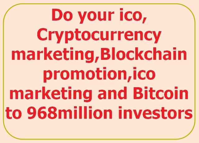 market, promote your ico, crypto, airdrop, token ...