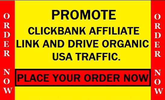 promote, market clickbank, store affilate link, drive...