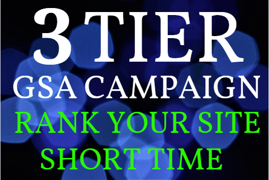 Provide 100k+ GSA Backlinks from Tier1, Tier2 and Ti...