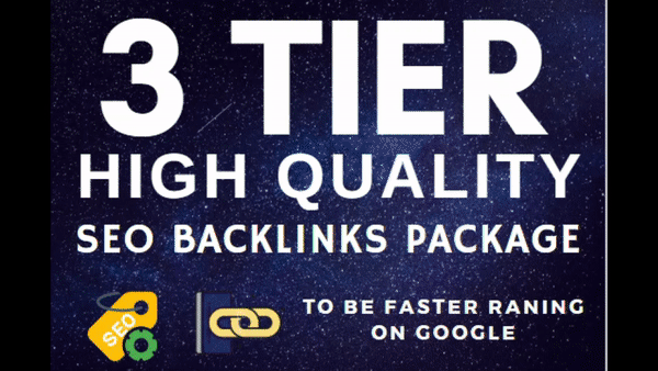 Create tier 3 high quality SEO backlinks package, be...