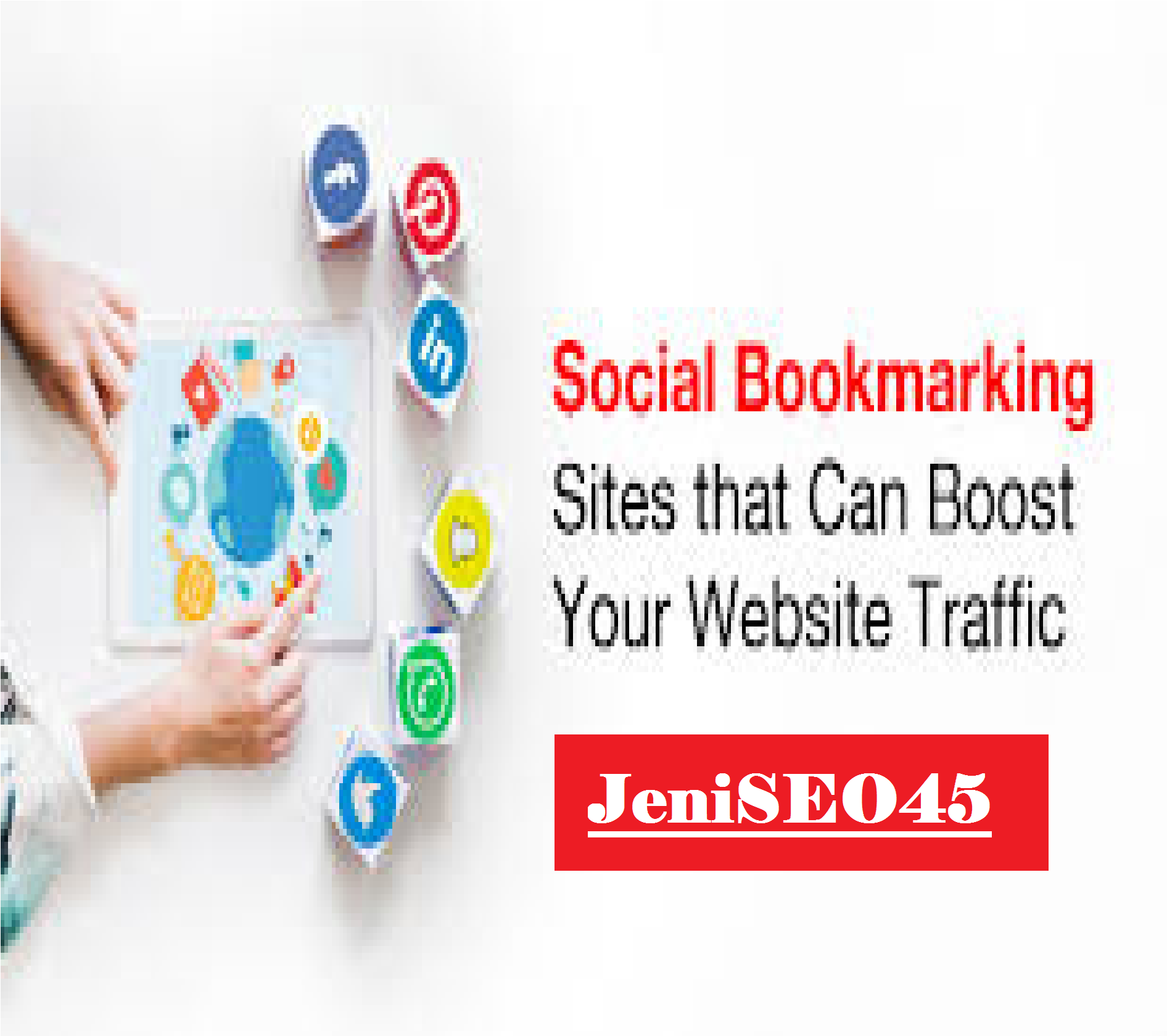 I will manually create 50 high quality bookmarks soci...