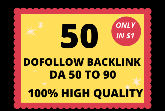 I will create 50 high DA DOFOLLOW authority profile b...