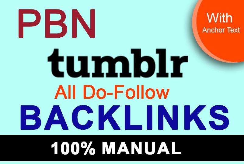 I will create 60 tumblr pbn permanent dofollow SEO ba...