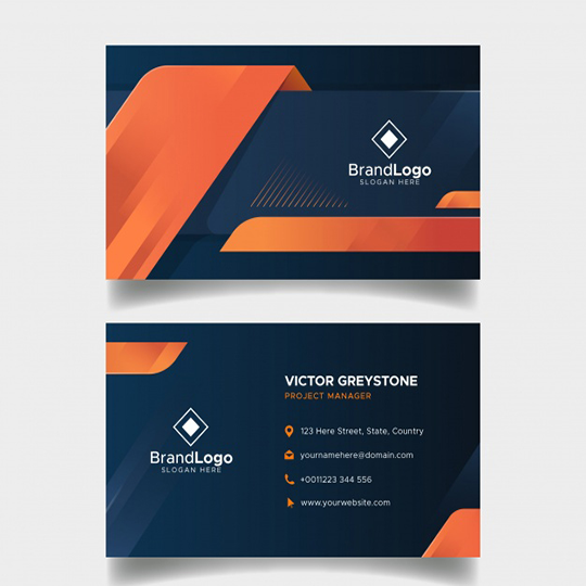 I will do 2 business card design