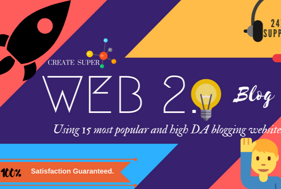 I will rank your blog with 50 web 2 0 backlinks