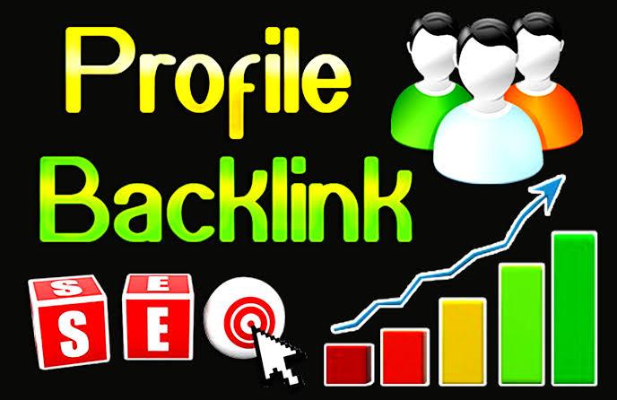 I will create100 profile or account backlinks for you