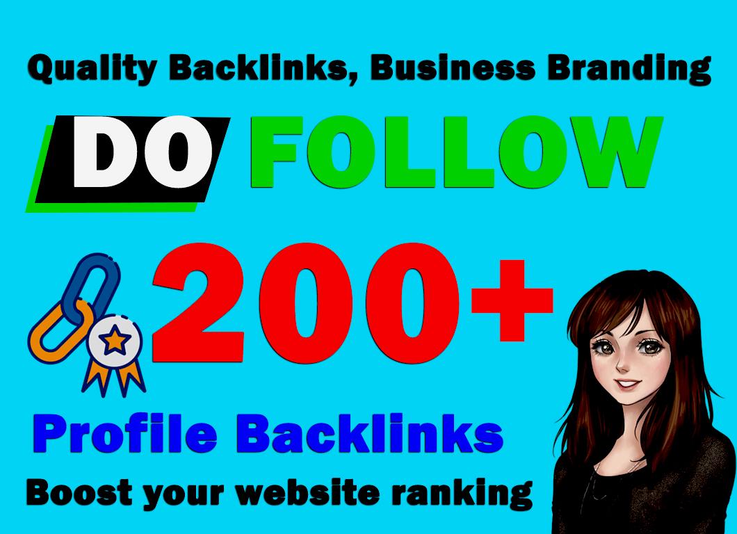 Manually 200+ Backlinks Create DA 90 High Authority P...