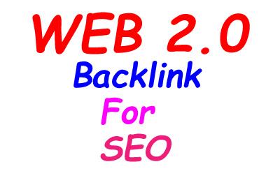 I will provide you 15 web 2.0 Backlinks for SEO.