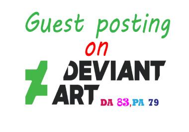 I will write & published a guest post backlink on...