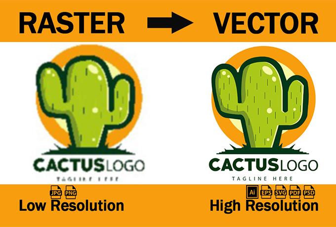 I will vector tracing, vectorise logo or convert png...