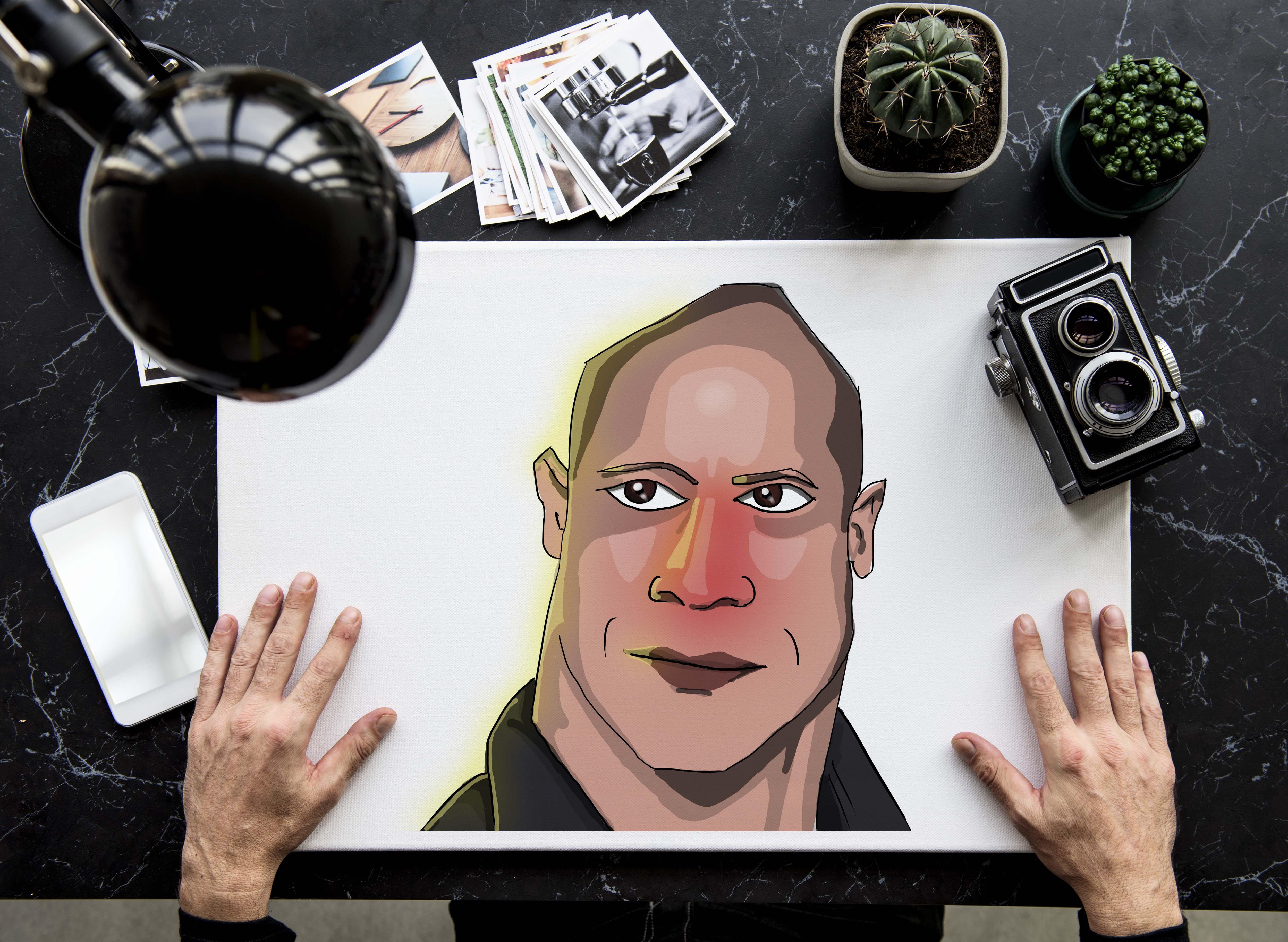 I draw your customized caricature comic cartoon