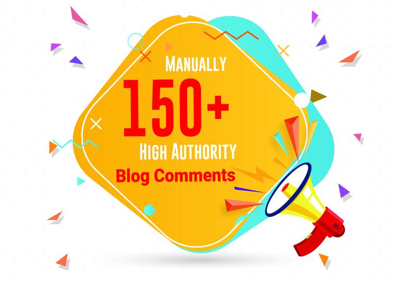 provide 150 blog comments high da high pa backlinks