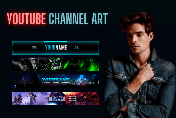 I Will Design SEO Friendly Attractive YouTube Banners