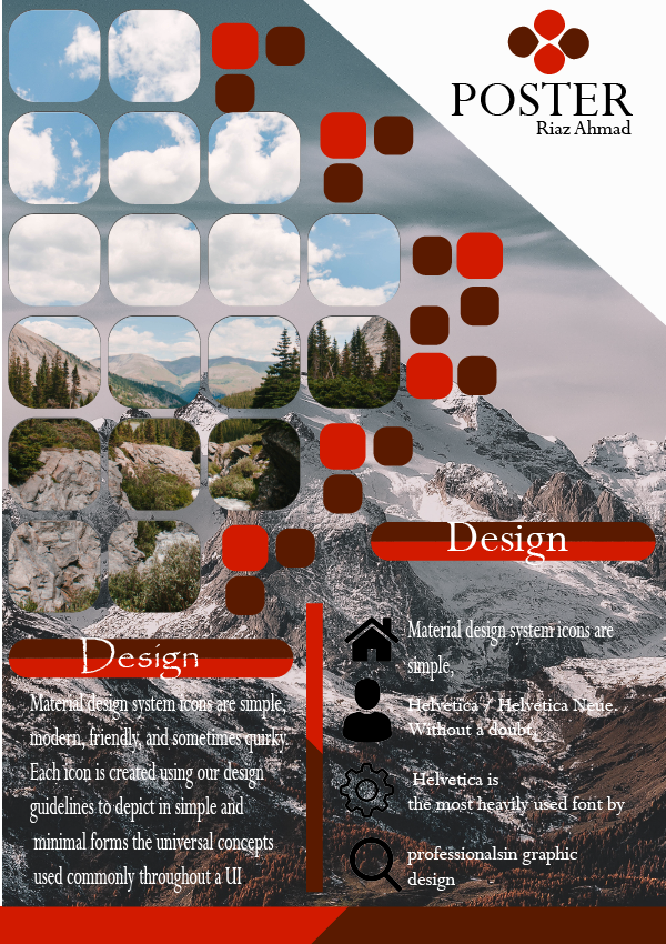 I will design poster, flyer, leaflet, postcard within...