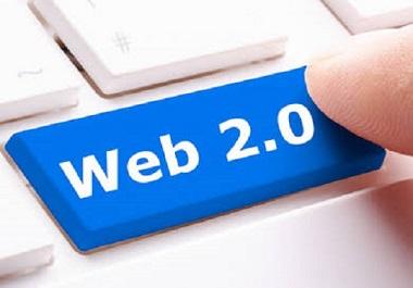 I will provide Upgraded 20 powerful web 2 0 blog post...