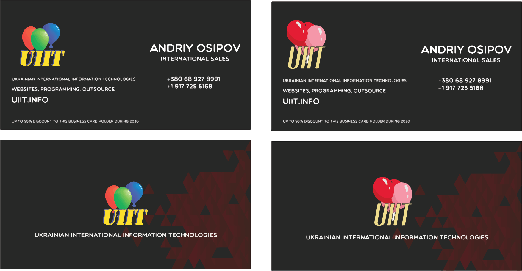 Professional Business Card Designs with unlimited rev...