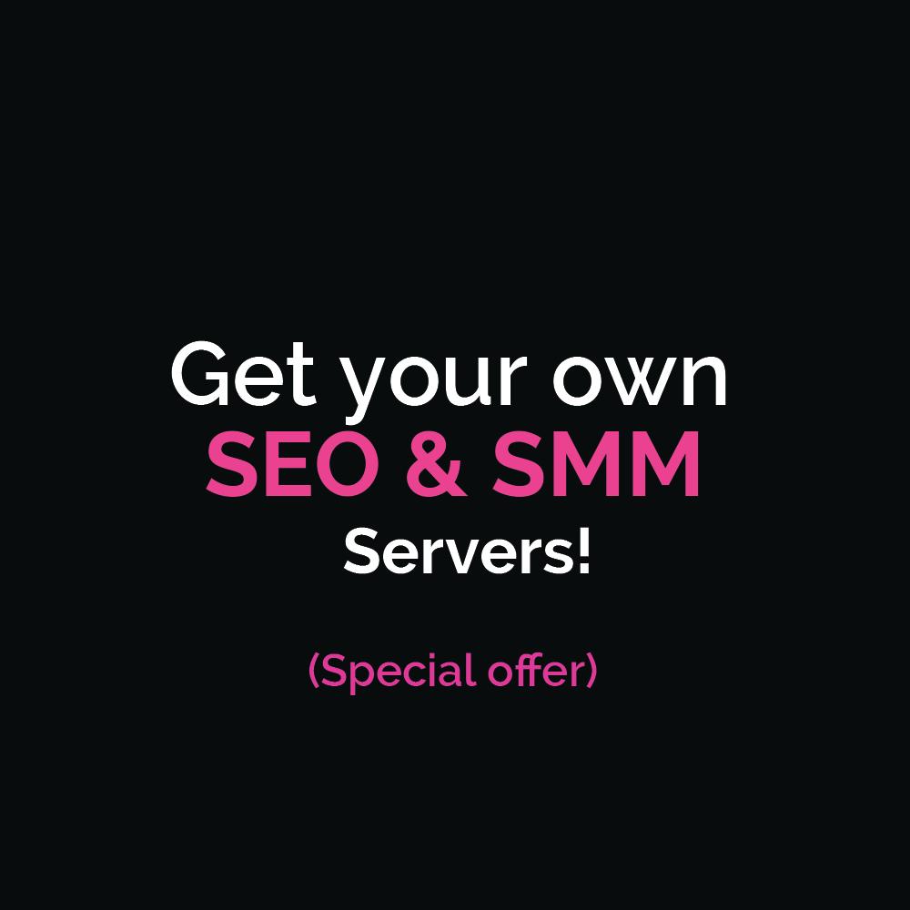 Social Media Marketing + SEO online servers + ONE TIM...