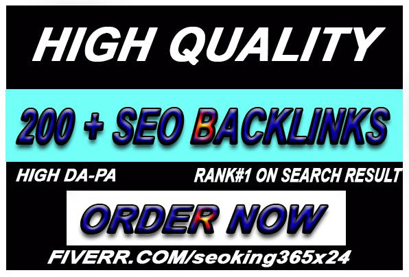 I will do making 200 unique high trust seo safe link ...