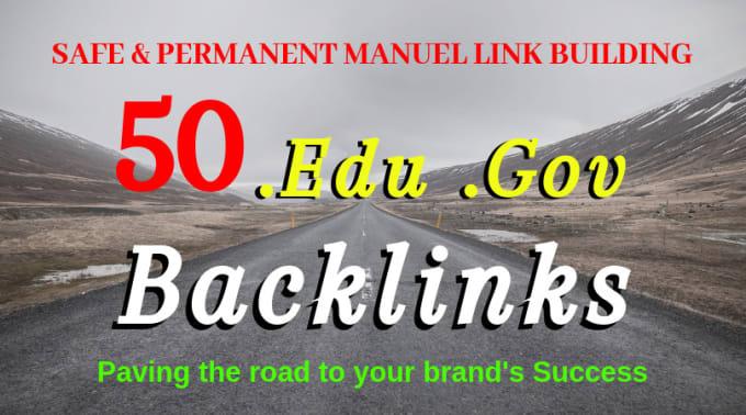 I will create 50 edu gov and pr high trust authority ...