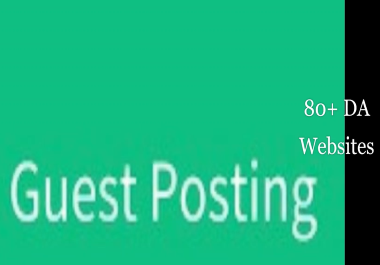 Get rank in search engine with 10 guest post in high ...