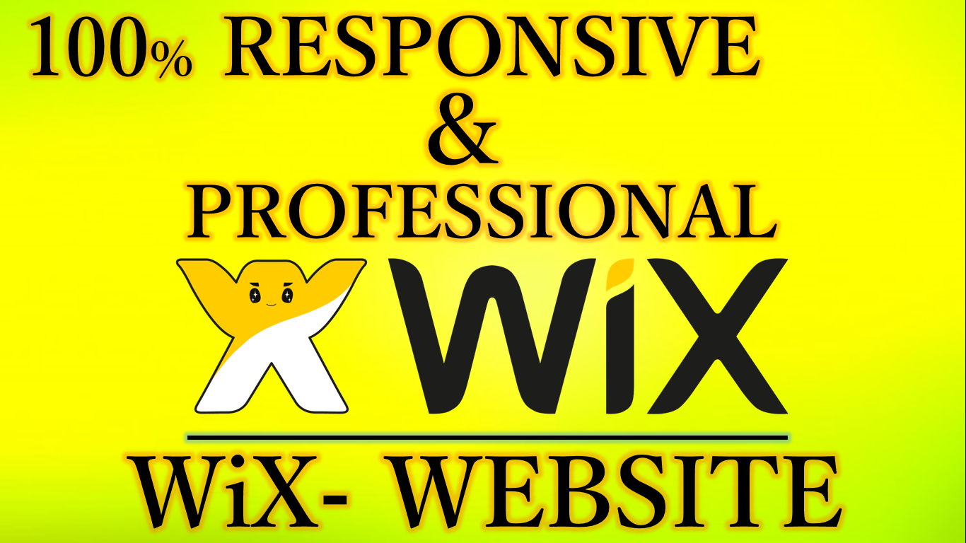 I Will Design 100 Responsive & Professional Wix W...