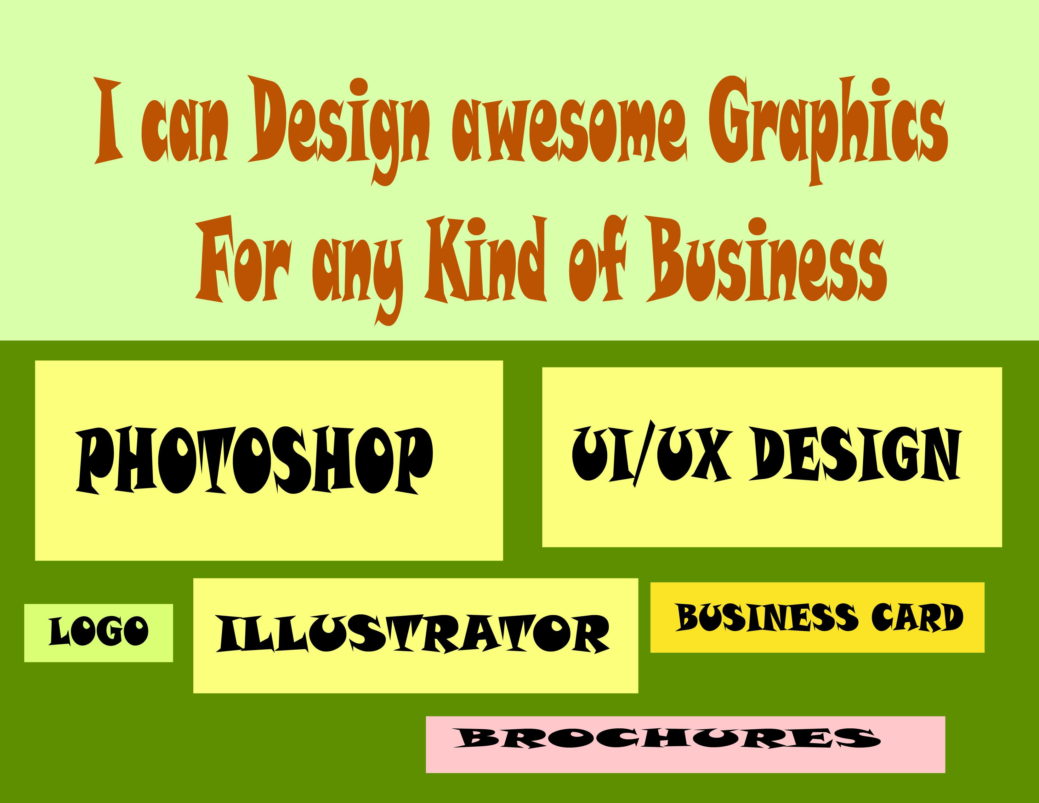 I can Design and Make SEO services for your Business.