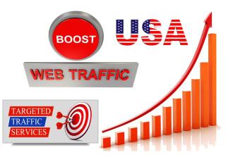 5,000 USA organic targeted web traffic and real visit...