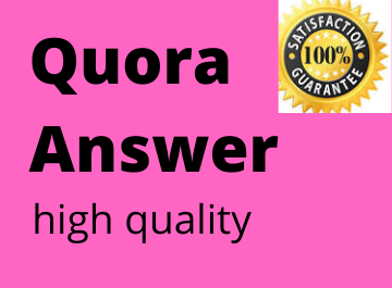 Promote your website 10 high quality Quora Answer wit...