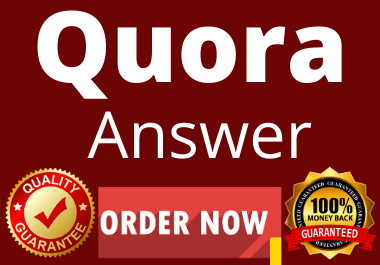 High quality 5 Quora Answer with website keyword &amp...