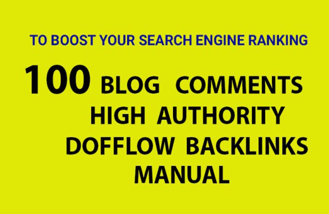 I will do high quality 100 dofollow backlinks website...