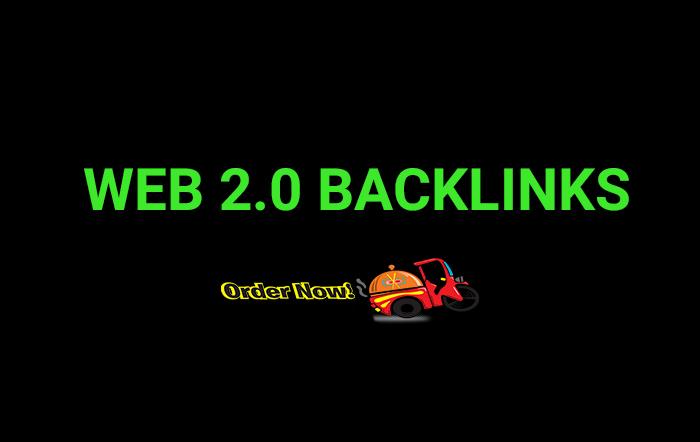 I will do SEO with High Quality 40 Web 2.0 blogs back...