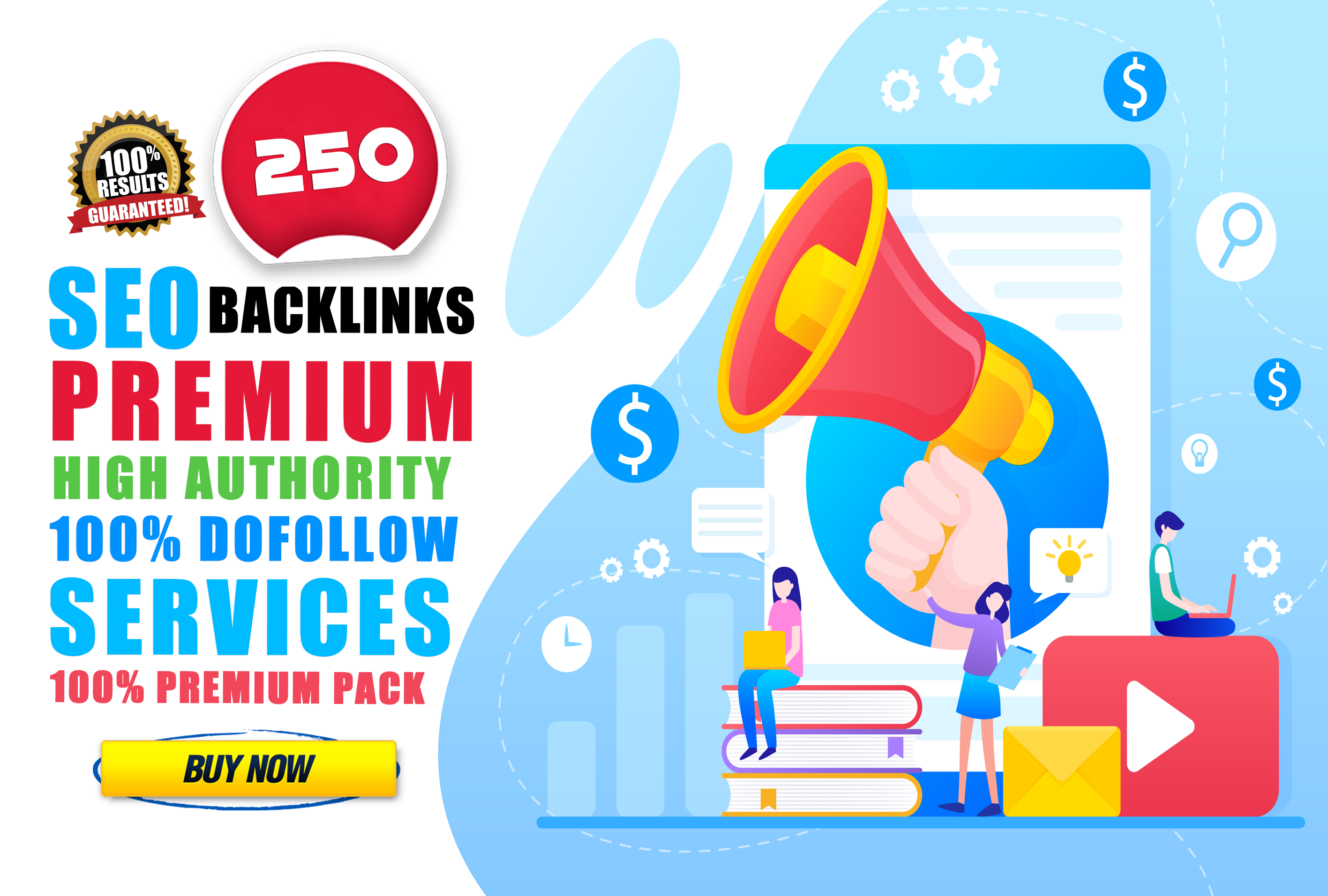 Manually do 250 DA90+ High Authority Backlinks Buildi...