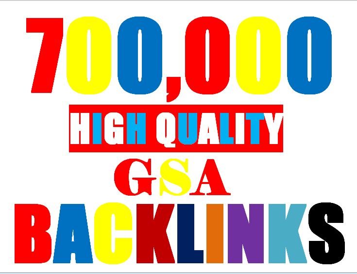 700K verified GSA High-Quality & Powerful SEO Bac...
