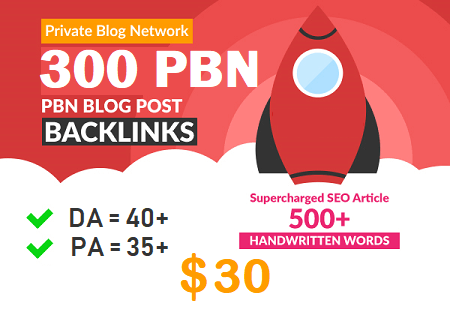 Powerful DA 40+ PA 35+ WEB 2.0 300 PBN in 300 unique ...